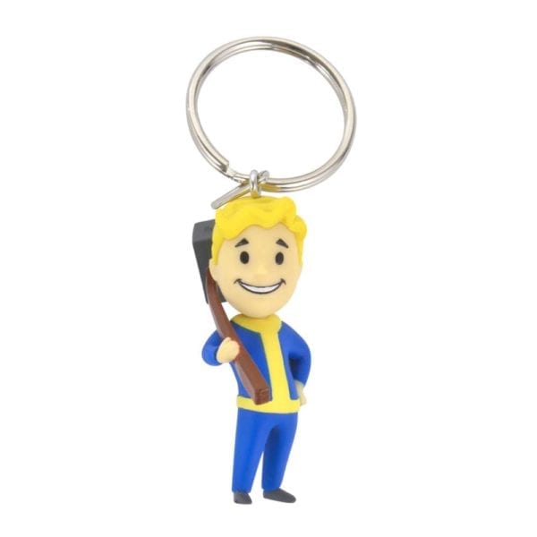 Official Fallout 76 Vault Boy Melee Keychain - Crescent Geek