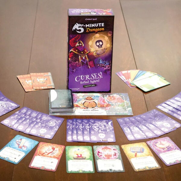 5 Minute Dungeon - Curses! Foiled Again! Expansion - Crescent Geek